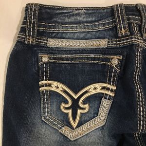 Rock Revival cuffed capri denim size 28 like new